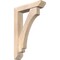 Ekena Millwork Imperial Slat Smooth Bracket w/ Offset Brace, Douglas Fir, 5 1/2"W x 24"D x 36"H BKT0604X24X36IMP06SDF - alternate 1